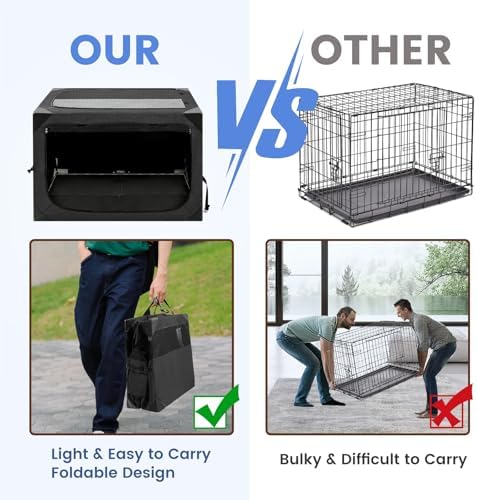 Dog Crate, Portable and Foldable Design of Dog Cage, Dog Kennel - Image 4