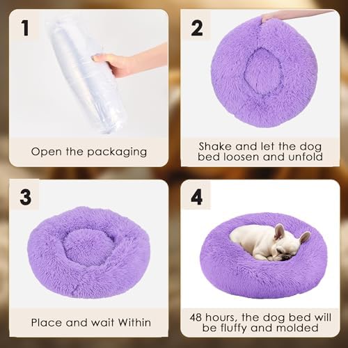 Extra Large Dog Beds, 36in Human Dog Anxiety Relief Comfort Bed - Image 6