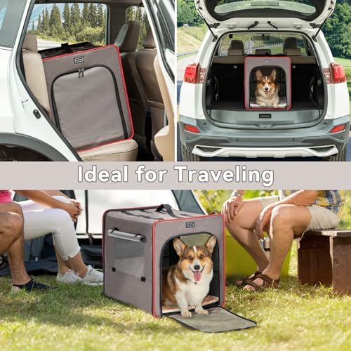 PETSFIT Portable Dog Crate, Collapsible Dog Crate - Image 6