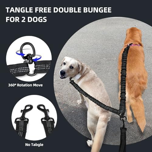 Uppetly Hands Free Double Dog Leash - Image 4