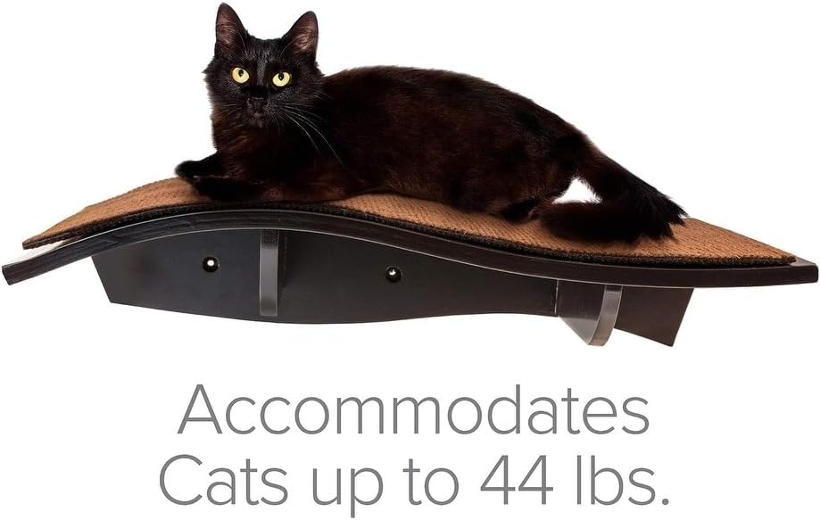 Arf Pets Cat Shelf, Wall-Mounted Desined Wooden Cat Perch - Image 2