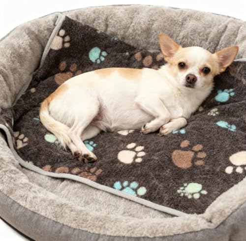 12 Pcs Small Dog Blanket Fleece Puppy Blankets Washable Pet Blankets - Image 2