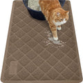 GORILLA GRIP Cat Litter Box Mat, Coiled Mesh Trapping Mats, 35x23 Brown by GorillaGrip