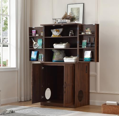 Forest Gravity Extra Large Tall Litter Box Cabinet - Image 5