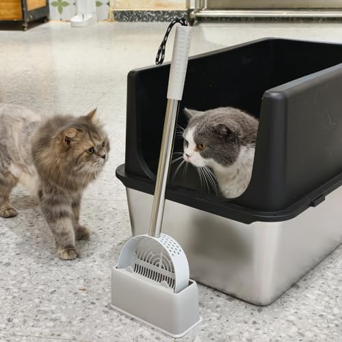 Cat Litter Scoop Deep Shovel, Detachable Long Handle Litter Scooper - Image 2