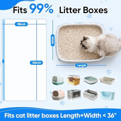 33 Count Jumbo Cat Litter Box Liners - Image 4