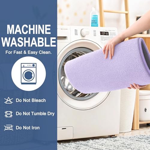 OLANLY Thick Memory Foam Bathroom Rugs 30x20, Absorbent Bath Mat - Image 6