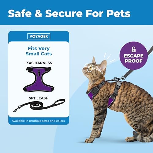 Voyager Escape-Proof Step-in Cat Harness & Leash - Image 2