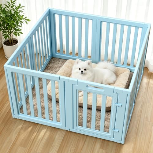 Dog Playpen Indoor, Puppy Playpen, 8 Panels by LoveTail