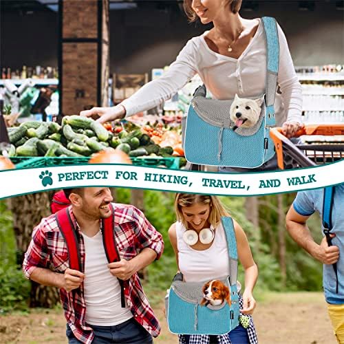 PetAmi Dog Sling Carrier for Small Dogs, Hands Free Crossbody Carrier - Image 6