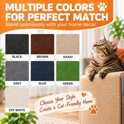 4Pack Cat Scratch Furniture Protector, Self-Adhesive - Image 3
