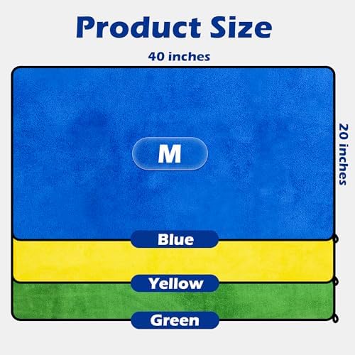MICOOYO Dog Towels for Drying Dogs 3 Pack, Ultra Absorbent Microfiber Pet Bath - Image 5