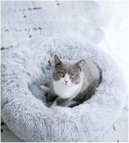 Cat Bed for Indoor Cats, Mini Plush Self Warming Kitten Bed, 20 Inch - Image 5