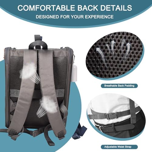 Jespet Pet Backpack Carrier for Small Dog, Soft Car Bed Ideal for Traveling - Image 4