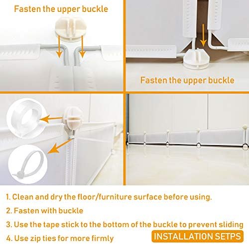 Under Bed Blocker for Pets, Gap Bumper for Under Bed, Stop Things Going Under - Image 6