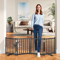 Snughome Short Dog Gate Indoor, Expands Up to 48’’ Wide Foldable Pet Gates by Snughome