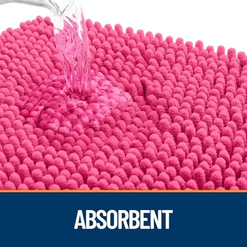 OLANLY Dog Door Mat for Muddy Paws 47x17, Super Absorbent Chenille Mud Mat - Image 3