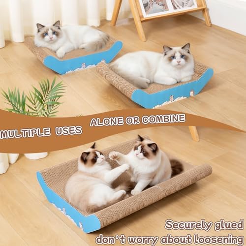 Cardboard Cat Scratcher Bed 22x16 Large Cat Scratch Pad - Image 5