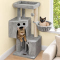 Small Cat Tree Tower for Indoor Cats, 40 in Multi-Level Cat Scratching Post by FeliskynCatTreeTower
