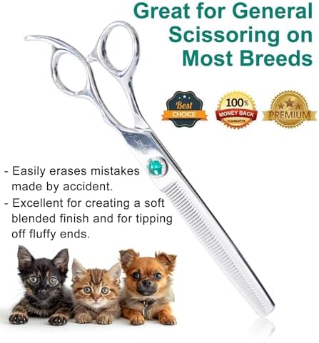 Dog Grooming Scissors Set 4 in 1 Professional Pet Shears Made Of Japanese - Image 4