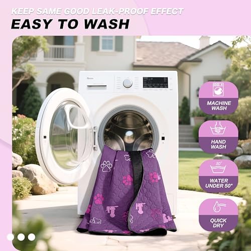 WanpeeGoo Washable Pee Pads for Dogs, Waterproof, 63 x 63 in, 1 Pack - Image 6