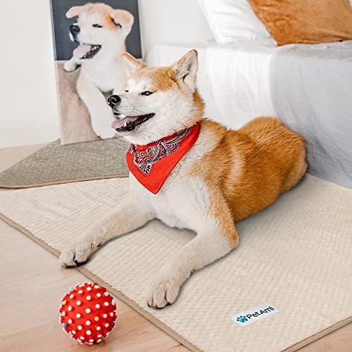PetAmi Waterproof Dog Blanket, Leakproof Pet Throw, Twin 60x80 Taupe Beige - Image 5