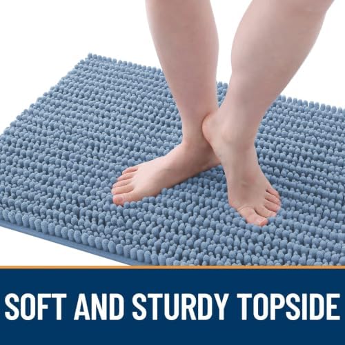 OLANLY Dog Door Mat for Muddy Paws 30x20, Ultra-Absorbent Chenille Mud Mat - Image 3