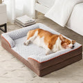 LEXTRO Orthopedic Dog Bed for Medium Dogs, Comfy Sleeping Dog Sofa Bed by LEXTRO