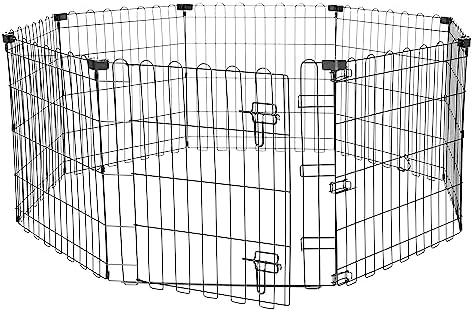 Amazon Basics Foldable Octagonal Metal Exercise Pen by AmazonBasics