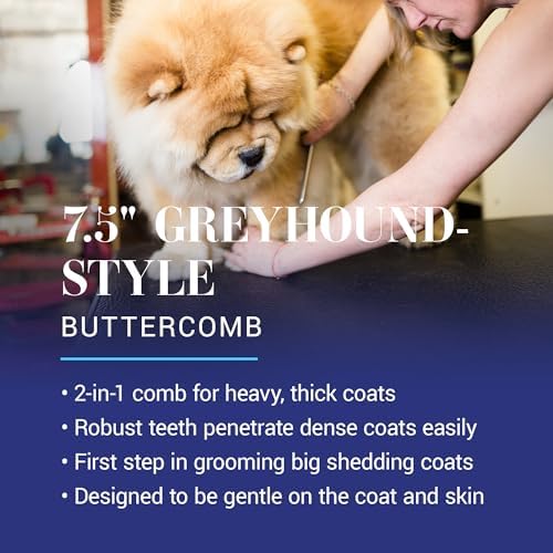 Chris Christensen 003 7.5 in. F/XC Greyhound-Style Butter Comb, Groom Like a - Image 2
