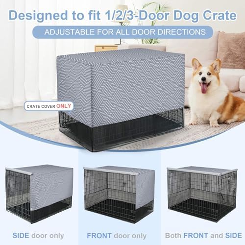 Explore Land Breathable Dog Crate Cover, 48 inches - Image 4