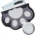 Cute Cat Litter Mat 24”x16”, Litter Box Mat, Litter Trapping Mat, Soft on Kitty by Rarenut