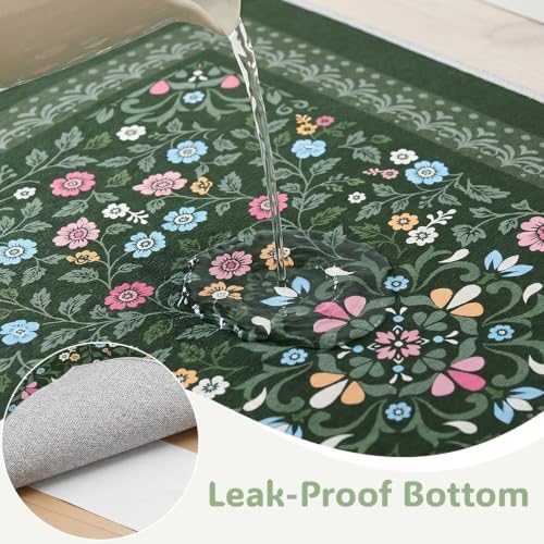 Bienbee Cat Litter Mat, 2 Pack 33" x 22" Machine Washable - Image 4