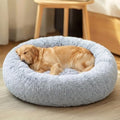 JOLLYVOGUE Calming Dog Beds Extra Large Sized Dog, 45in Donut Washable Large by JOLLYVOGUE