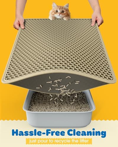 Powools Cat Litter Mat, 30 x 24 in, Waterproof - Image 4