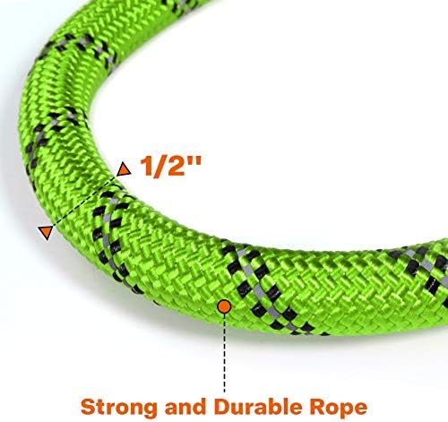 Taglory Rope Dog Leash for Medium Large Dogs, 5 FT Padded Handle - Image 3
