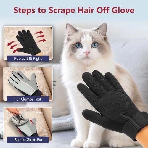 3PCS Lint Brush & Carpet Scraper & Pet Hair Remover - Image 3
