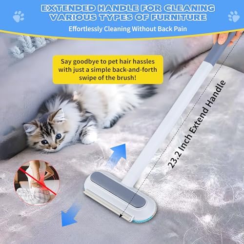 Pet Hair Remover for Furniture – 23.2Inch Reusable Dog & Cat Hair Removal Brush - Image 5