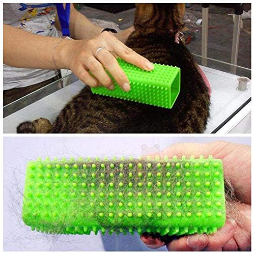 Pet Hair Remover Brushes Orange Durable Portable Massage Clean Hair Brush Wool - Image 6
