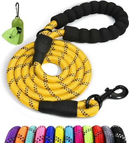 Taglory Rope Dog Leash for Small Medium Dogs, 5 FT Padded Handle by Taglory