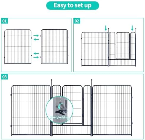Dog Playpen, Portable Outdoor Dog Fence, Dog Playpen - Image 4
