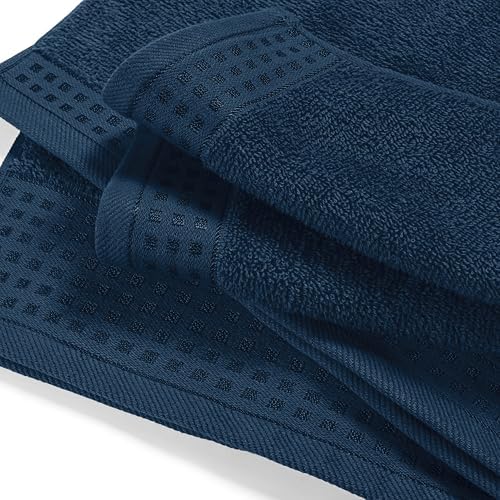 GLAMBURG Ultra Soft 4 Pack Oversized Bath Towel Set 27x54 inches, 100% Cotton - Image 2
