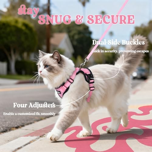 rabbitgoo Cat Harness and Leash Set, Escape Proof Vest - Image 6