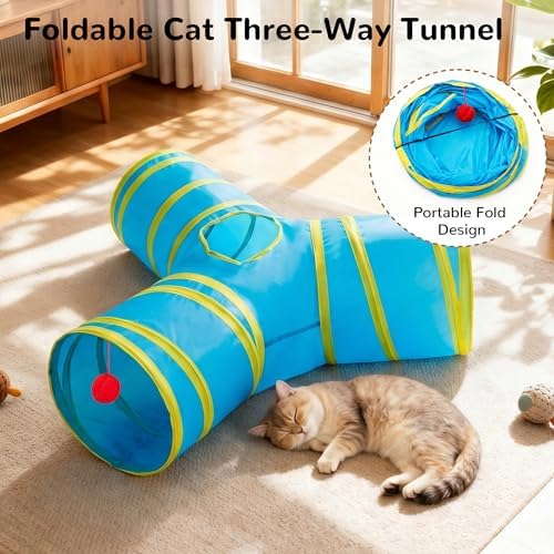 Tempcore Cat Tunnel, 3-Way Collapsible Toy - Image 6