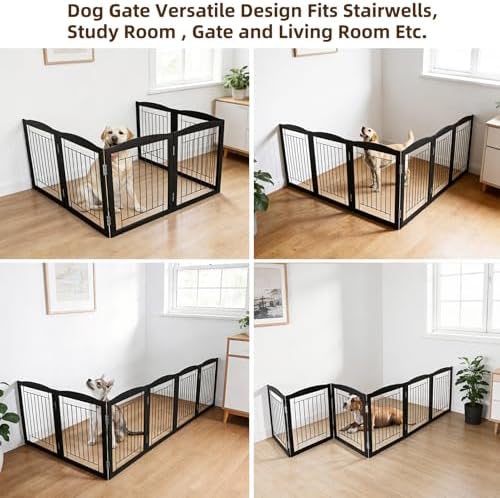 ZJSF Freestanding Foldable Dog Gate - Image 4