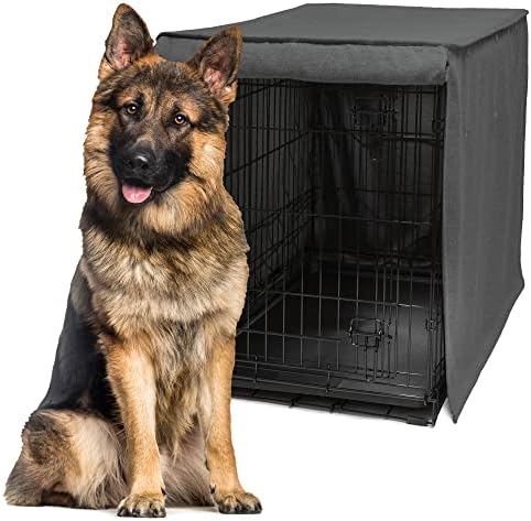 Friends Forever Metal Dog Crate Cover 48 inch- 48.75"L x 30.75"W x 32.5"H by FriendsForever