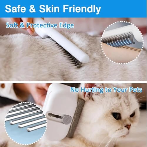 3-1 Dog Hair Grooming Tools for Deshedding, Dematting - Image 5