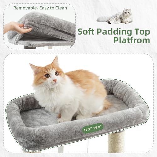 Gitelsnour 55.1'' Cat Tree Tower - Image 2