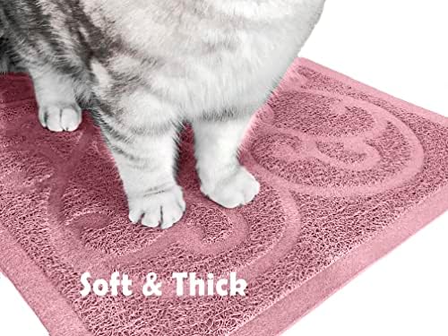 PetLike Cat Litter Box Mat, Thick Kitty Litter Trapping Mat, Waterproof - Image 5