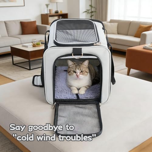 YUNIQUE Soft-Sided Cat & Dog Carrier - Image 4